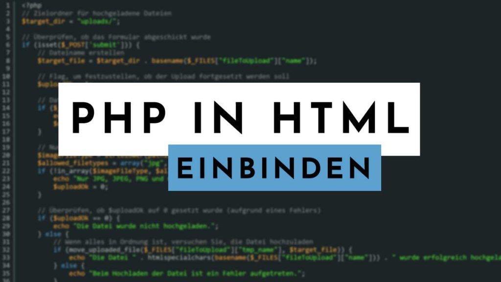 HP in HTML einbinden
